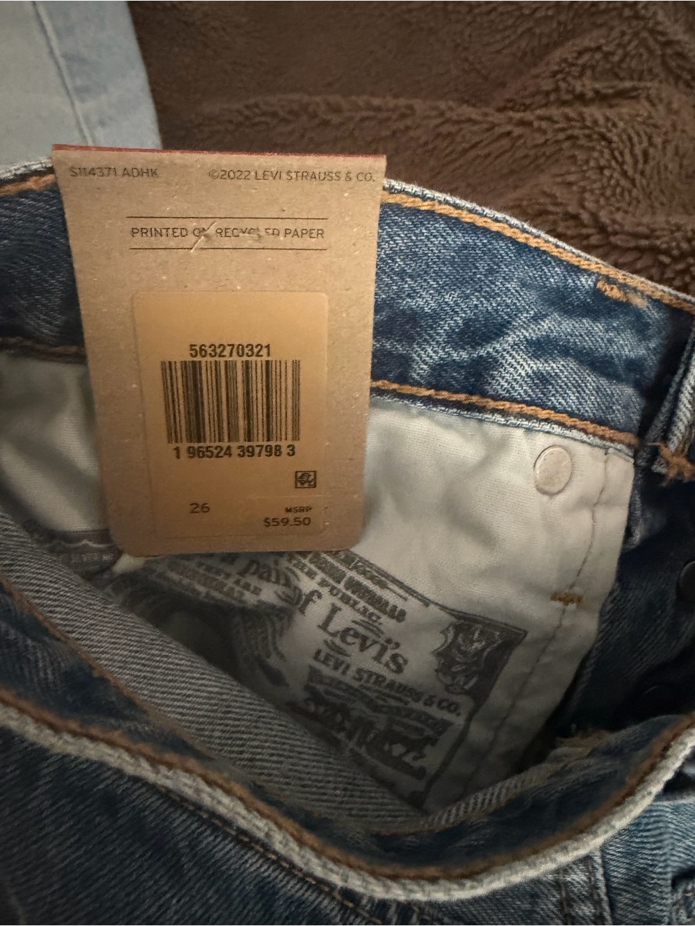 Levi's 501® Original High Rise Shorts - Picture 5 of 5